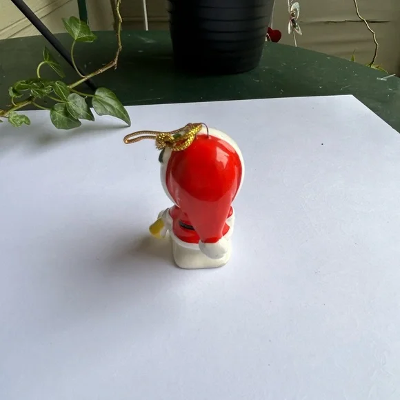 Vintage Peanuts Carrying Bells Ringer Holiday Snoopy Christmas Ornament, 1958
